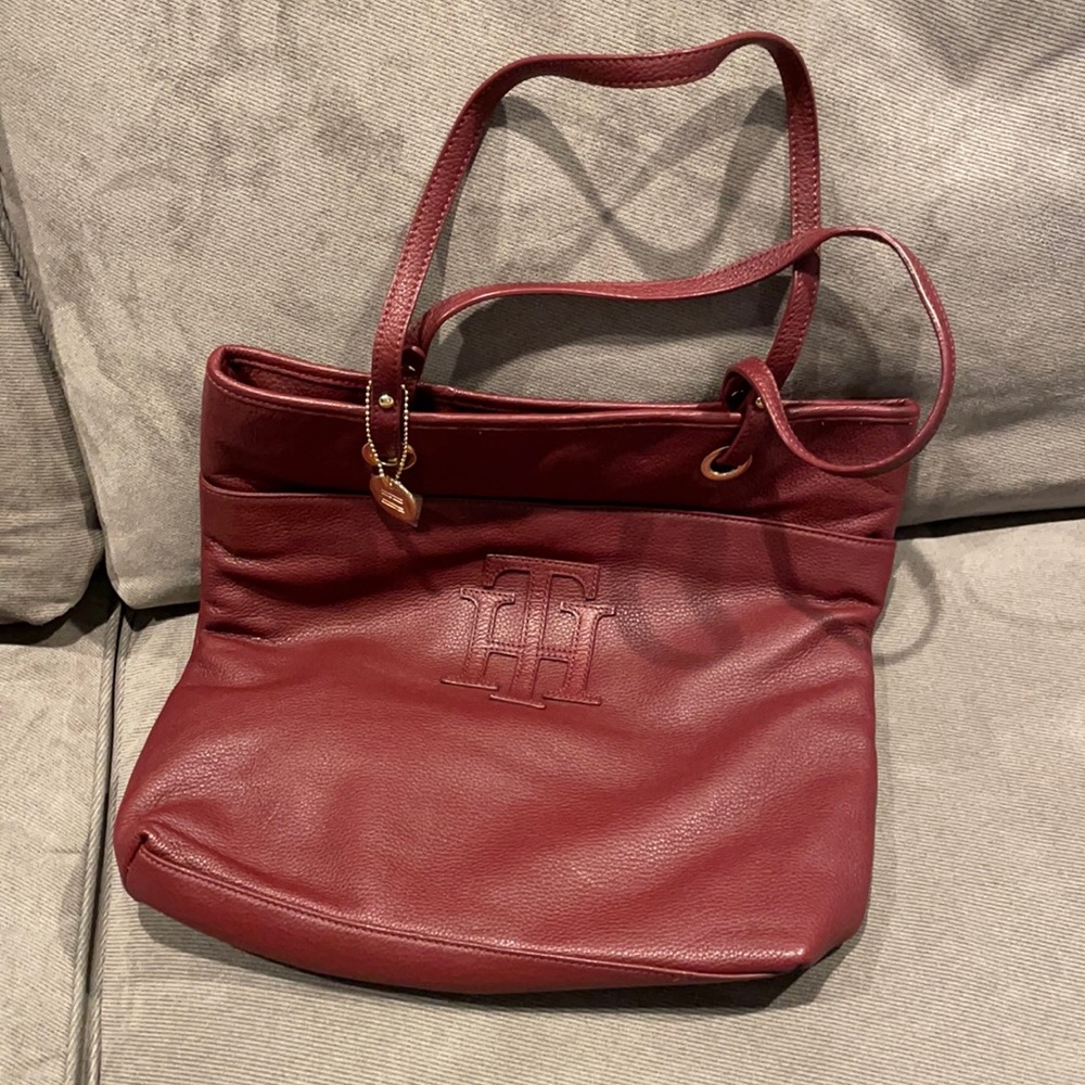 NWOT Tommy Hilfiger Leather Tote